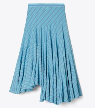 Asymmetrisk jersey nederdel