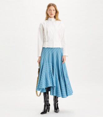 Asymmetrisk jersey nederdel