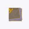 Basket-Weave Logo Jersey Neckerchief