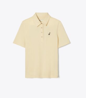 Birdie-broderet bomuldspolo
