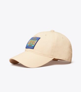 Bomuldsbaseballkasket med patch
