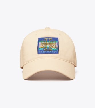 Bomuldsbaseballkasket med patch