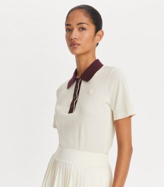 Bomuldsvintage polo med krave