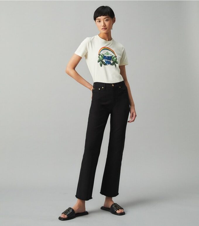 Boot-Cut Denim Pant