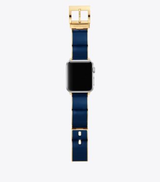 Buddy Bangle-rem til Apple Watch®, guldfarvet/marineblå, 38 mm x 40 mm Buddy Bangle-rem til Apple Watch®, guldfarvet/marineblå, 38 mm x 40 mm