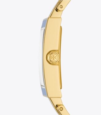 Buddy Bangle-ur, guldfarvet/flerfarvet rustfrit stål, 26 x 32 mm Buddy Bangle-ur, guldfarvet/flerfarvet rustfrit stål, 26 x 32 mm