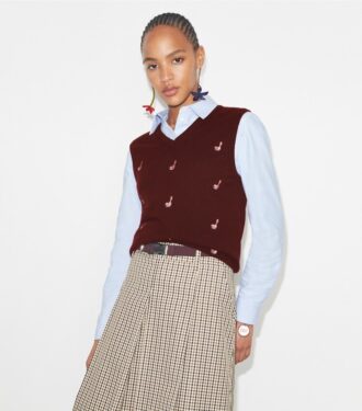 Cashmere Birdie sweatervest