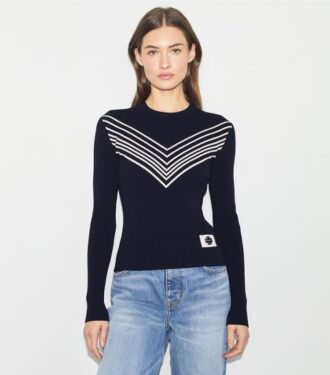 Chevron-viskose-sweater Chevron-viskose-sweater