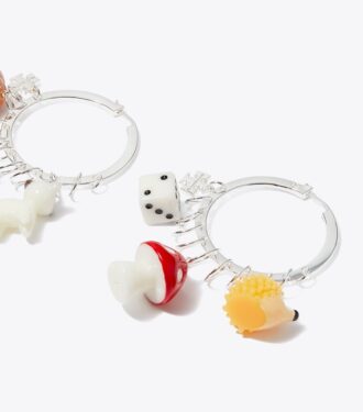 Curiosity Charm hoop øreringe