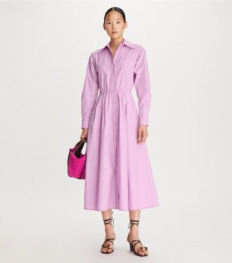 Eleanor-kjole i bomulds-poplin