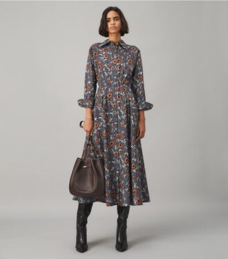 Eleanor Silk Twill-kjole