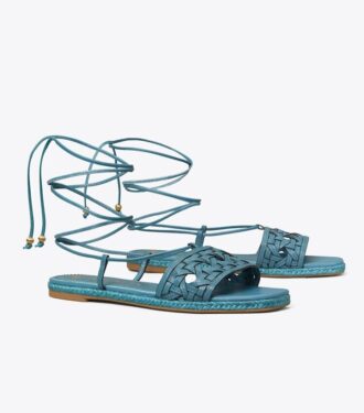 Espadrilles med kurveflet Espadrilles med kurveflet