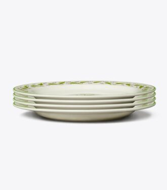 Feuille salatplade, sæt med 4