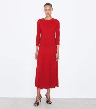 Flared Viscose-kjole