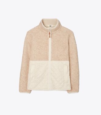 Fleece-quiltet jakke