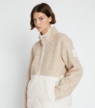 Fleece-quiltet jakke
