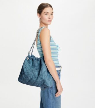 Fleming Soft Denim Hobo-taske