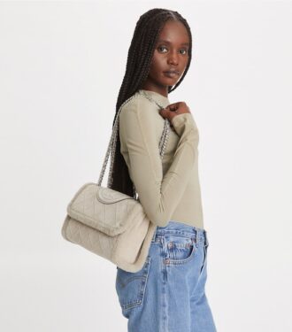 Fleming Soft Shearling Convertible skuldertaske