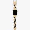 Flettet rem til Apple Watch®, creme/sort læder, 38 mm – 40 mm Flettet rem til Apple Watch®, creme/sort læder, 38 mm – 40 mm