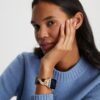 Flettet rem til Apple Watch®, creme/sort læder, 38 mm – 40 mm Flettet rem til Apple Watch®, creme/sort læder, 38 mm – 40 mm