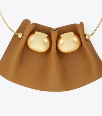 Fluted Leather Collar Halskæde
