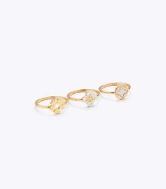 Forget Me Not Stacking Ring Set Forget Me Not Stacking Ring Set