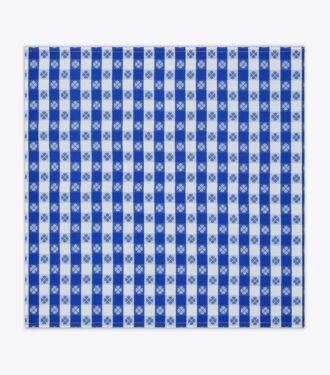 Gingham middagservietter, sæt med 4 stk.