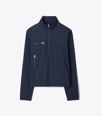 Halvzip nylon golfjakke Halvzip nylon golfjakke