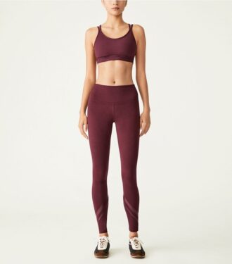 High-Rise Compression MéLange Side-Pocket Chevron Legging
