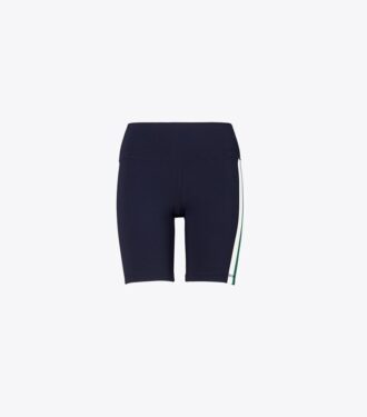 High-Rise Sculpt Compression Side-Stripe Bike Shorts