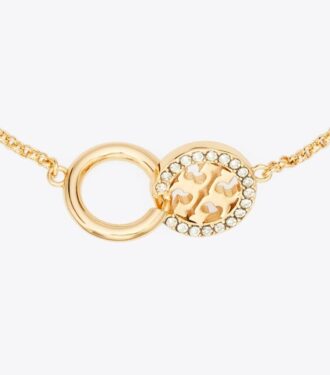Icon Pavé Interlocking Chain armbånd