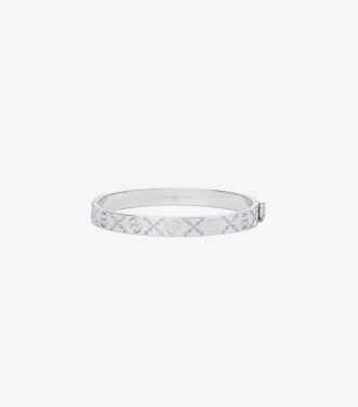 Icon T Monogram Pavé Hinge-armbånd