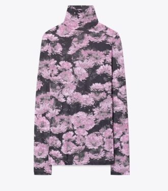 Jersey-rullekrave med print