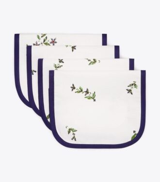Jolie Fleur Cocktail Serviet, sæt med 4