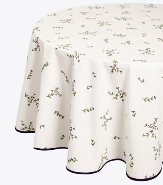 Jolie Fleur rund dug, 132″