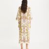 Kaftan i trykt linnedgaze Kaftan i trykt linnedgaze