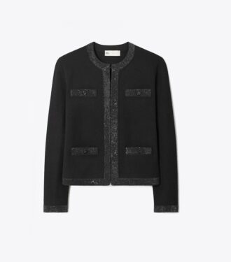 Kendra Udsmykket uldcardigan Kendra Udsmykket uldcardigan