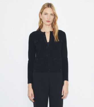 Kendra Udsmykket uldcardigan Kendra Udsmykket uldcardigan