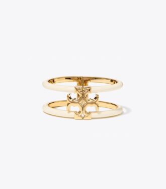 Kira emaljeret bred armring
