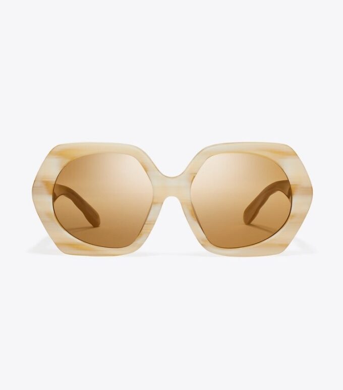 Kira Oversized geometriske solbriller