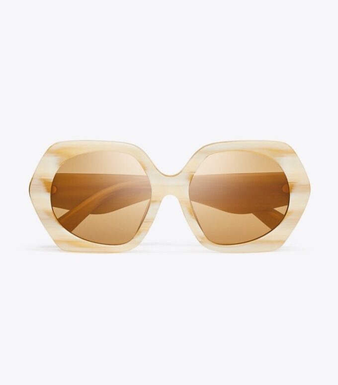 Kira Oversized geometriske solbriller