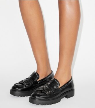 Klassisk loafer med frynser