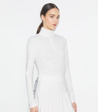 Kort jacquard-top