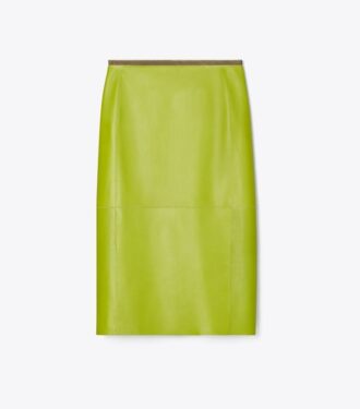 Læderpencilskirt Læderpencilskirt