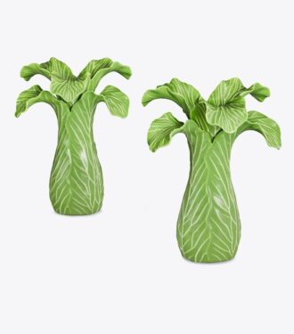 Lettuce Ware lysestage, sæt med 2