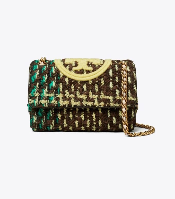 Lille Fleming Soft Tweed konvertibel skuldertaske