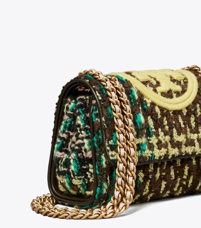 Lille Fleming Soft Tweed konvertibel skuldertaske