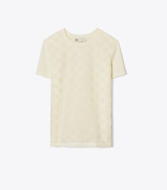 Logo-blonder-T-shirt