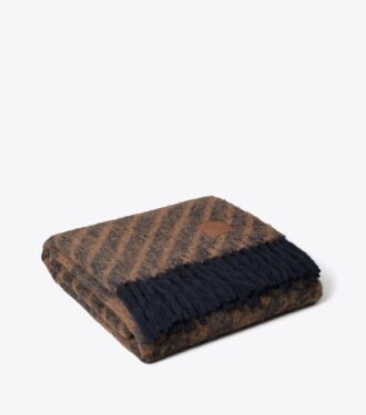 Logo Stripe Bouclé-tæppe Logo Stripe Bouclé-tæppe