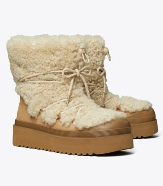 Mellow Shearling snørestøvle